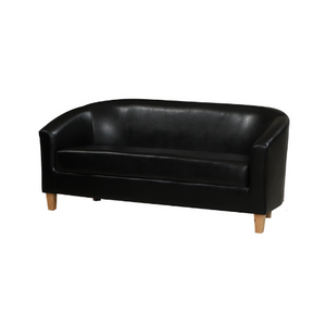 Black Leather Sofa