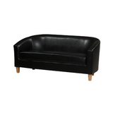 Black Leather Sofa