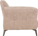 Amalfi 1 Seater Sofa - Champagne Fabric