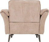 Amalfi 1 Seater Sofa - Champagne Fabric