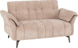 Amalfi 2-Seater Sofa - Champagne Fabric