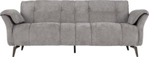 Amalfi 3 Seater Sofa - Grey Fabric
