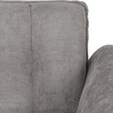 Amalfi 3 Seater Sofa - Grey Fabric