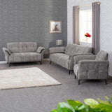 Amalfi 2 Seater Sofa - Grey Fabric
