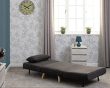 Astoria Chair Bed - Grey Boucle Fabric