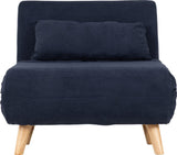 Astoria Chair Bed - Navy Blue Fabric