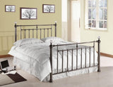 Customizable Bed Frame with Choice of Crystal Finials