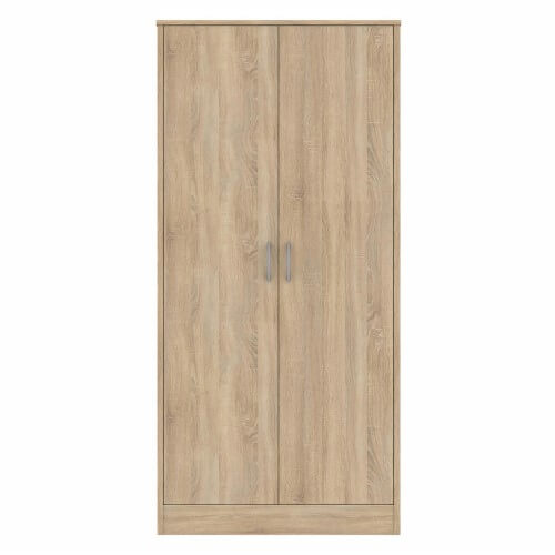 Bardalona 2-Door Wardrobe - Oak Effect