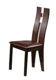 Solid Wood Dining Chair Dark Walnut
