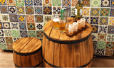 Wooden Barrel Furniture Set - Ideal for Pubs and Bars