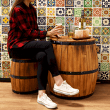 Beer Barrel Stool - Natural