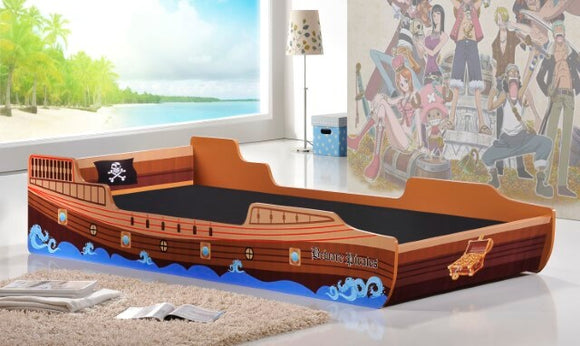 Caribbean Pirate Ship Bed - Single