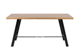 Cavendish Small Dining Table with Black Metal Legs