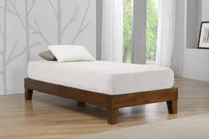 Charlie Platform Bed - Single, Rustic Oak