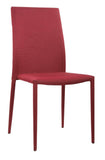 Chatham Fabric Dining Chair with Matching Metal Legs - Set of 4