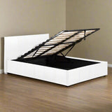 Fusion Storage PU Double Bed - Black, Brown, or White