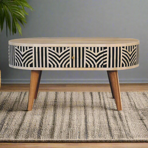 Edessa Bone Inlay Coffee Table