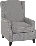 Kensington Recliner Chair - Dogtooth Fabric