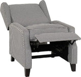 Kensington Recliner Chair - Dogtooth Fabric