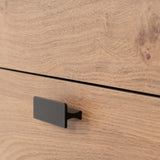 Leon 2-Drawer Coffee Table - Medium Oak Effect