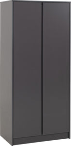 Malvern 2-Door Wardrobe - Grey