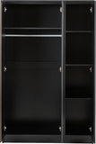 Malvern 3-Door Wardrobe - Black