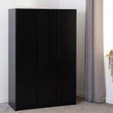 Malvern 3-Door Wardrobe - Black