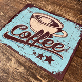 Vintage Metal Sign - Retro Coffee Sign