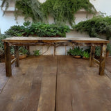 Recycled Teakwood Dining Table (1.8m) - Sustainable, Handcrafted Design