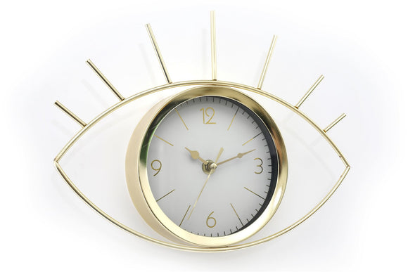 Golden Colour Eye Clock 30cm