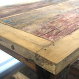 Recycled Teakwood Dining Table (1.8m) - Sustainable, Handcrafted Design