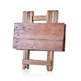 Square Folding Coffee Table (50cm) - Recycled Wood from Bali