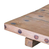 Square Folding Coffee Table (50cm) - Recycled Wood from Bali