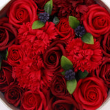 Valentine's Day Soap Flowers in a Round Gift Box