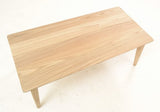 Top View of Shoreditch Coffee Table, highlighting its spacious surface and natural wood grain