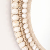 Intricate Shell Arrangement Detailing on the Tribal Collection Mirror