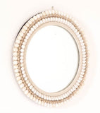 Functional and Decorative Round Wall Shell Mirror