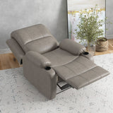 Living Room Recliner Armchair with Convenient Cup Holder