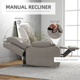 Living Room Recliner Armchair with Convenient Cup Holder