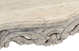 Elegant Carving - Crossbar Detail: An image zooming in on the decorative crossbar of the console, highlighting the intricate and elegant carving