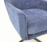 Contemporary Navy Swivel Chair – The Perfect Blend of Style and Comfort
