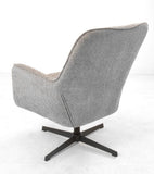 Steel Grey Swivel Chair – Elevate Your Living Space with Understated Elegance