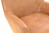 Tan Leather Swivel Chair