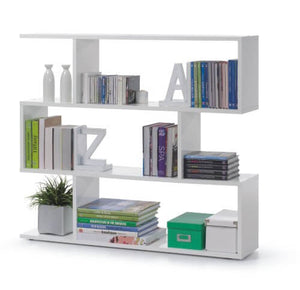 White Modern 3 Tier Shelf