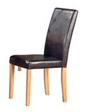 Brown PU Dining Chair