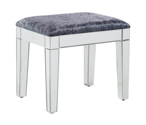 Mirrored Dressing Table Stool