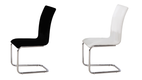 Arizona Black or White Dining Chairs Set of 2