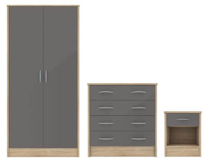 Grey Bedroom Furniture Set