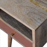 Solid Wood 1 Drawer Bedside Table