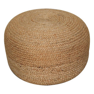 Handwoven Jute Pouffe - Organic and Eco-Friendly